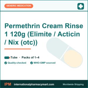 Permethrin Cream Rinse 1 120g (Elimite / Acticin / Nix (otc)) | International Pharmacy Mart