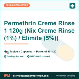 Permethrin Creme Rinse 1 120g (Nix Creme Rinse (1%) / Elimite (5%)) | International Pharmacy Mart