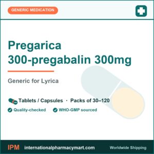Pregarica 300-pregabalin 300mg - generic Lyrica | International Pharmacy Mart