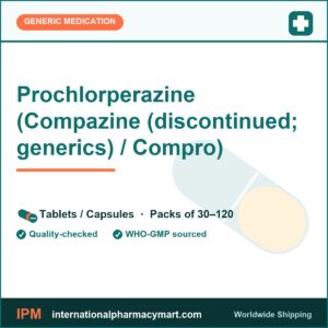 Prochlorperazine (Compazine (discontinued; generics) / Compro) | International Pharmacy Mart