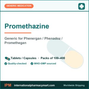 Promethazine - generic Phenergan / Phenadoz / Promethegan | International Pharmacy Mart