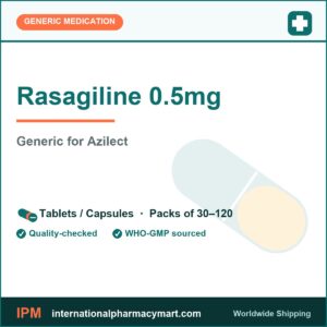 Rasagiline 0.5mg - generic Azilect | International Pharmacy Mart
