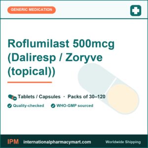 Roflumilast 500mcg (Daliresp / Zoryve (topical)) | International Pharmacy Mart