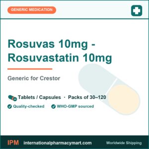 Rosuvas 10mg - Rosuvastatin 10mg - generic Crestor | International Pharmacy Mart