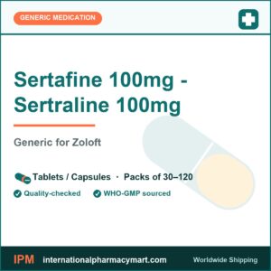 Sertafine 100mg - Sertraline 100mg - generic Zoloft | International Pharmacy Mart