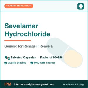 Sevelamer Hydrochloride - generic Renagel / Renvela | International Pharmacy Mart