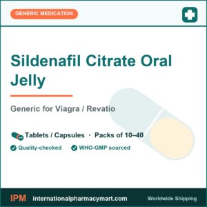 Sildenafil Citrate Oral Jelly - generic Viagra / Revatio | International Pharmacy Mart