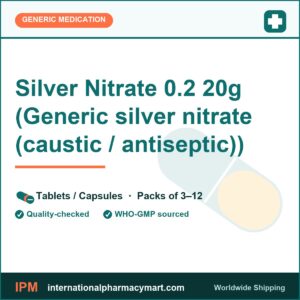 Silver Nitrate 0.2 20g (Generic silver nitrate (caustic / antiseptic)) | International Pharmacy Mart
