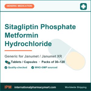 Sitagliptin Phosphate Metformin Hydrochloride - generic Janumet / Janumet XR | International Pharmacy Mart