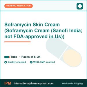 Soframycin Skin Cream (Soframycin Cream (Sanofi India; not FDA-approved in Us)) | International Pharmacy Mart
