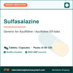 Sulfasalazine - generic Azulfidine / Azulfidine EN-tabs | International Pharmacy Mart