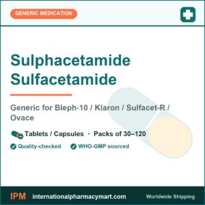 Sulphacetamide Sulfacetamide - generic Bleph-10 / Klaron / Sulfacet-R / Ovace | International Pharmacy Mart