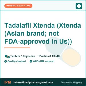 Tadalafil Xtenda (Xtenda (Asian brand; not FDA-approved in Us)) | International Pharmacy Mart