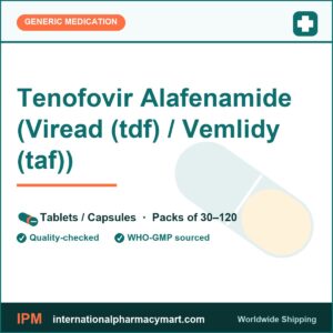 Tenofovir Alafenamide (Viread (tdf) / Vemlidy (taf)) | International Pharmacy Mart