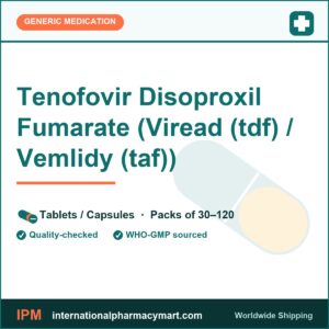 Tenofovir Disoproxil Fumarate (Viread (tdf) / Vemlidy (taf)) | International Pharmacy Mart