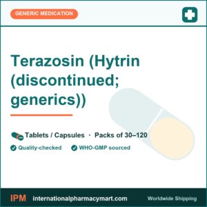 Terazosin (Hytrin (discontinued; generics)) | International Pharmacy Mart
