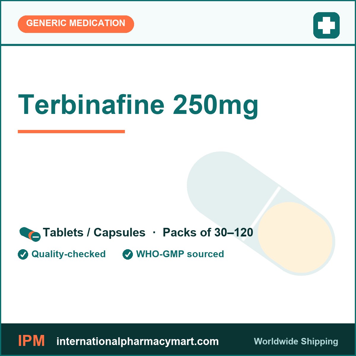 Terbinafine 250mg | International Pharmacy Mart
