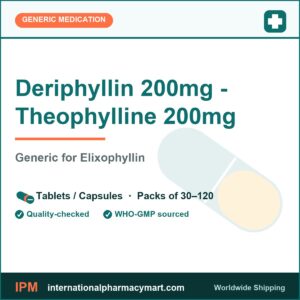 Deriphyllin 200mg - Theophylline 200mg - generic Elixophyllin | International Pharmacy Mart