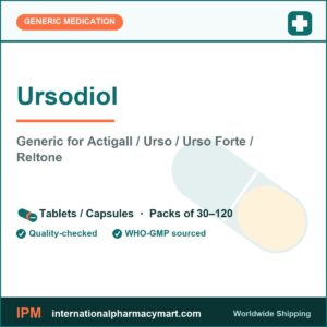 Ursodiol - generic Actigall / Urso / Urso Forte / Reltone | International Pharmacy Mart