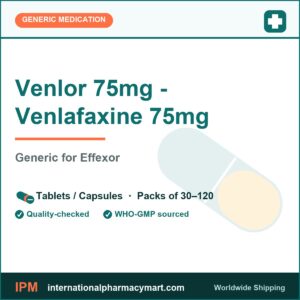Venlor 75mg - Venlafaxine 75mg - generic Effexor | International Pharmacy Mart