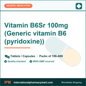 Vitamin B6Sr 100mg (Generic vitamin B6 (pyridoxine)) | International Pharmacy Mart