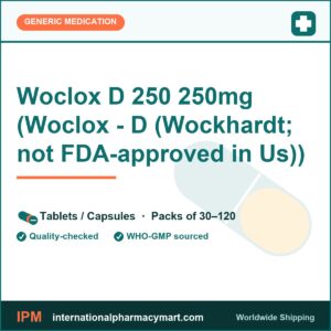 Woclox D 250 250mg (Woclox - D (Wockhardt; not FDA-approved in Us)) | International Pharmacy Mart