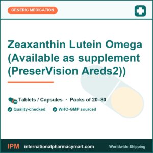 Zeaxanthin Lutein Omega (Available as supplement (PreserVision Areds2)) | International Pharmacy Mart