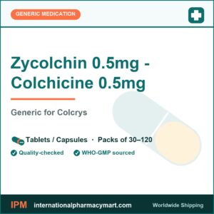 Zycolchin 0.5mg - Colchicine 0.5mg - generic Colcrys | International Pharmacy Mart
