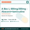 A BEC L 600MG/300MG - ABACAVIR+LAMIVUDINE (Generic Epzicom)