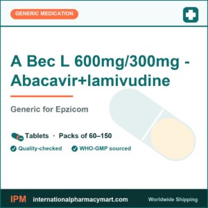 A Bec L 600mg/300mg abacavir and lamivudine tablets - generic Epzicom - International Pharmacy Mart