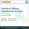 ABIRAPRO 250MG - ABIRATERONE ACETATE (Generic Zytiga)