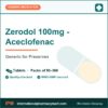 ZERODOL 100MG - ACECLOFENAC (Generic Preservex)